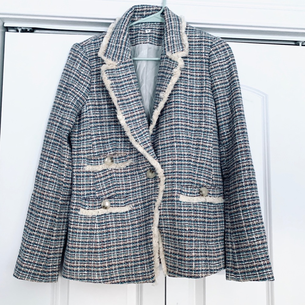 Veronica Beard Aba Tweed Jacket Blazer - Picture 2 of 6